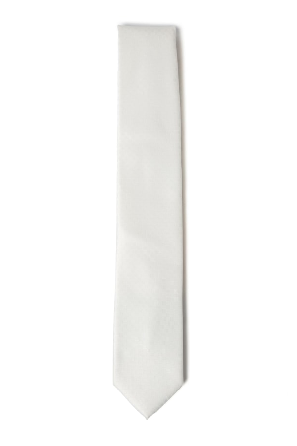 Gravata Winter Bico 7cm Off-White Vr Off White