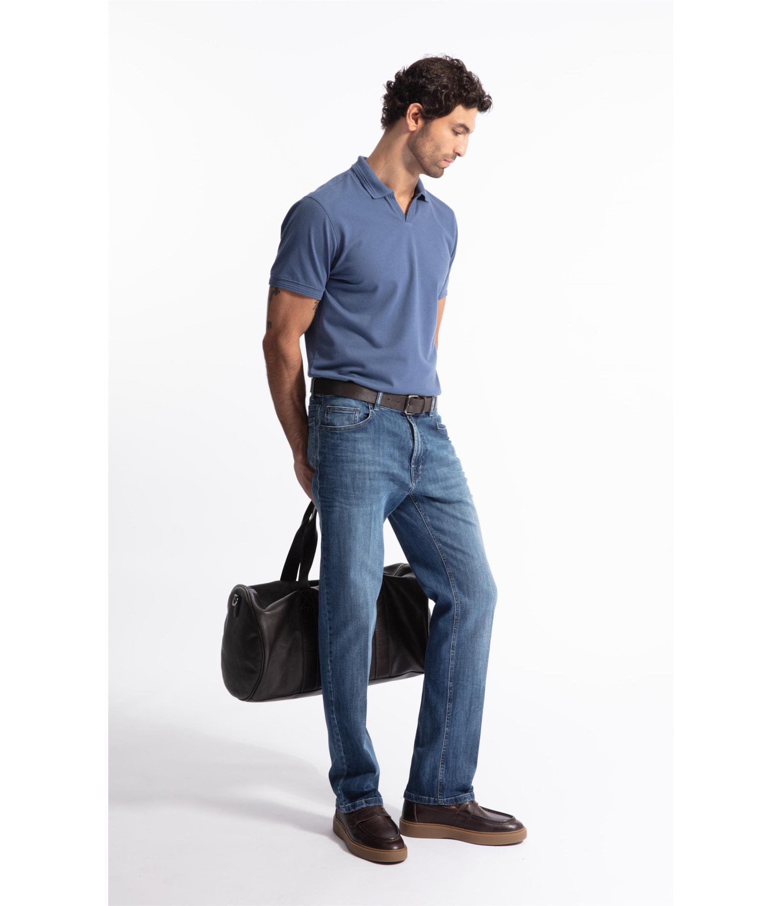 High Comfort Stretch(Classic) 5 Pockets Lav Medio C/Puidos                      