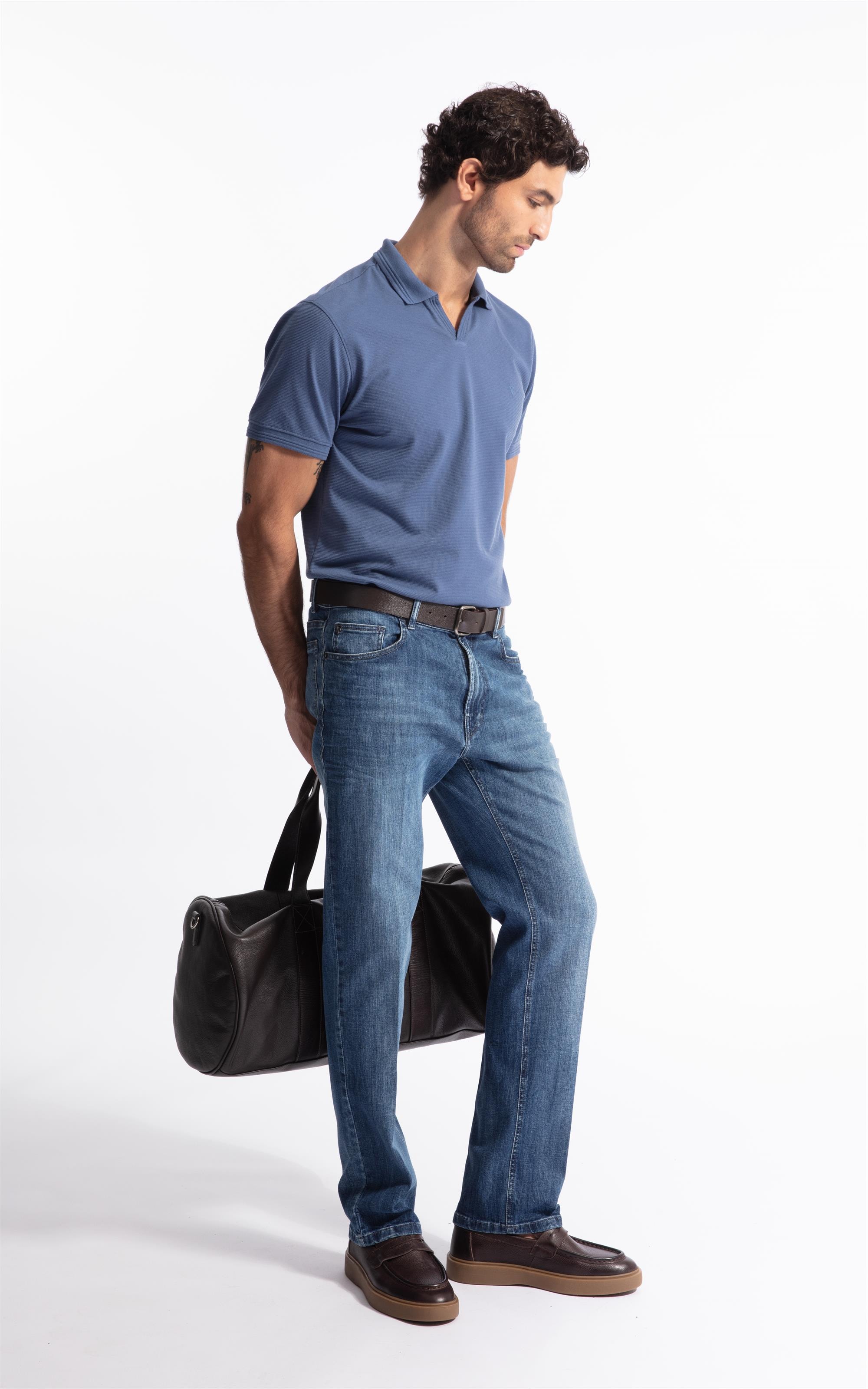 High Comfort Stretch(Classic) 5 Pockets Lav Medio C/Puidos                      