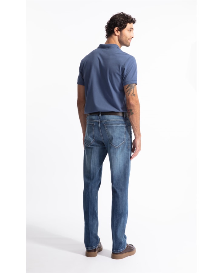 High Comfort Stretch(Classic) 5 Pockets Lav Medio C/Puidos                      