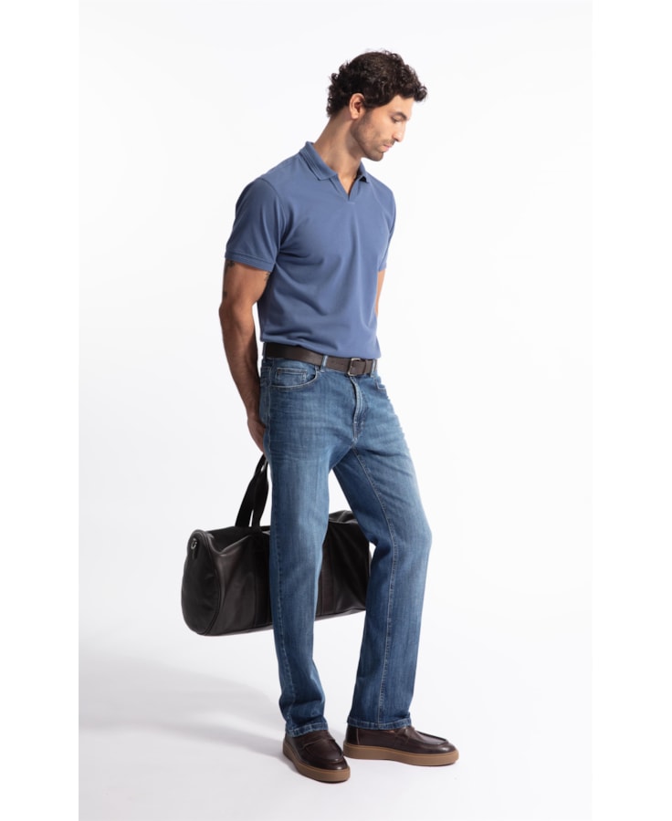 High Comfort Stretch(Classic) 5 Pockets Lav Medio C/Puidos                      