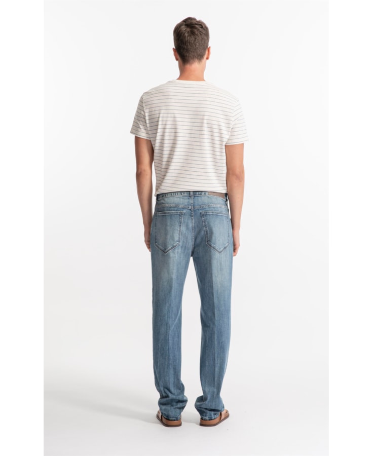 High Comfort Stretch (Slim) 5 Pockets Lav.Claro C/ Tie Dye                    