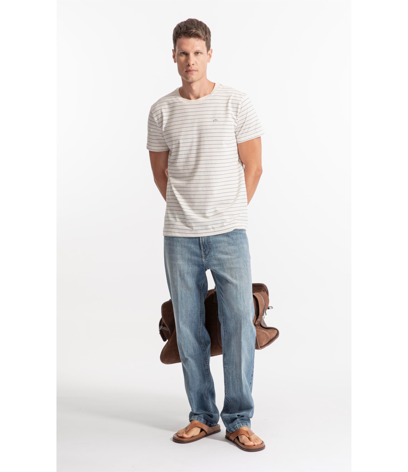 High Comfort Stretch (Slim) 5 Pockets Lav.Claro C/ Tie Dye                    