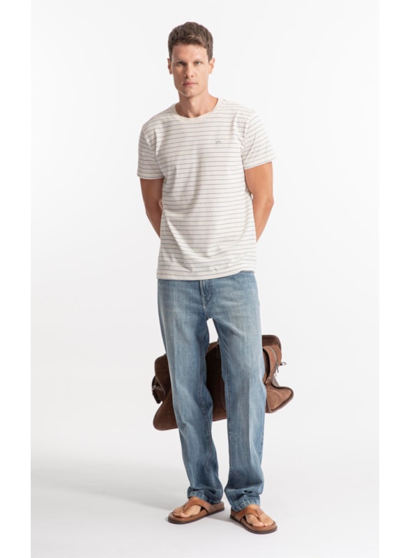 High Comfort Stretch (Slim) 5 Pockets Lav.Claro C/ Tie Dye                    