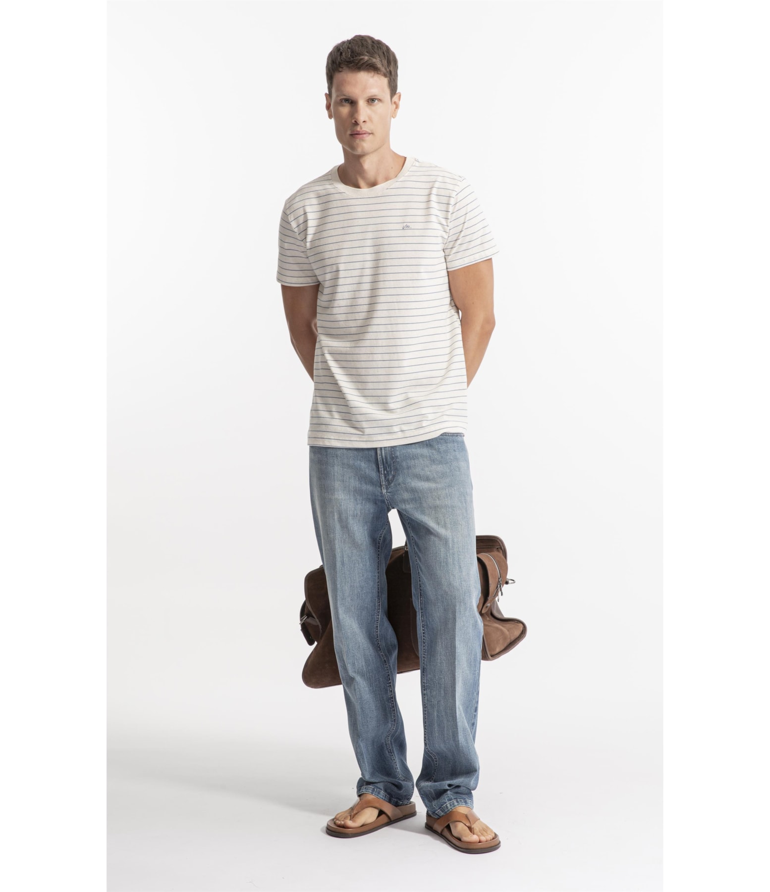 High Comfort Stretch (Slim) 5 Pockets Lav.Claro C/ Tie Dye                    