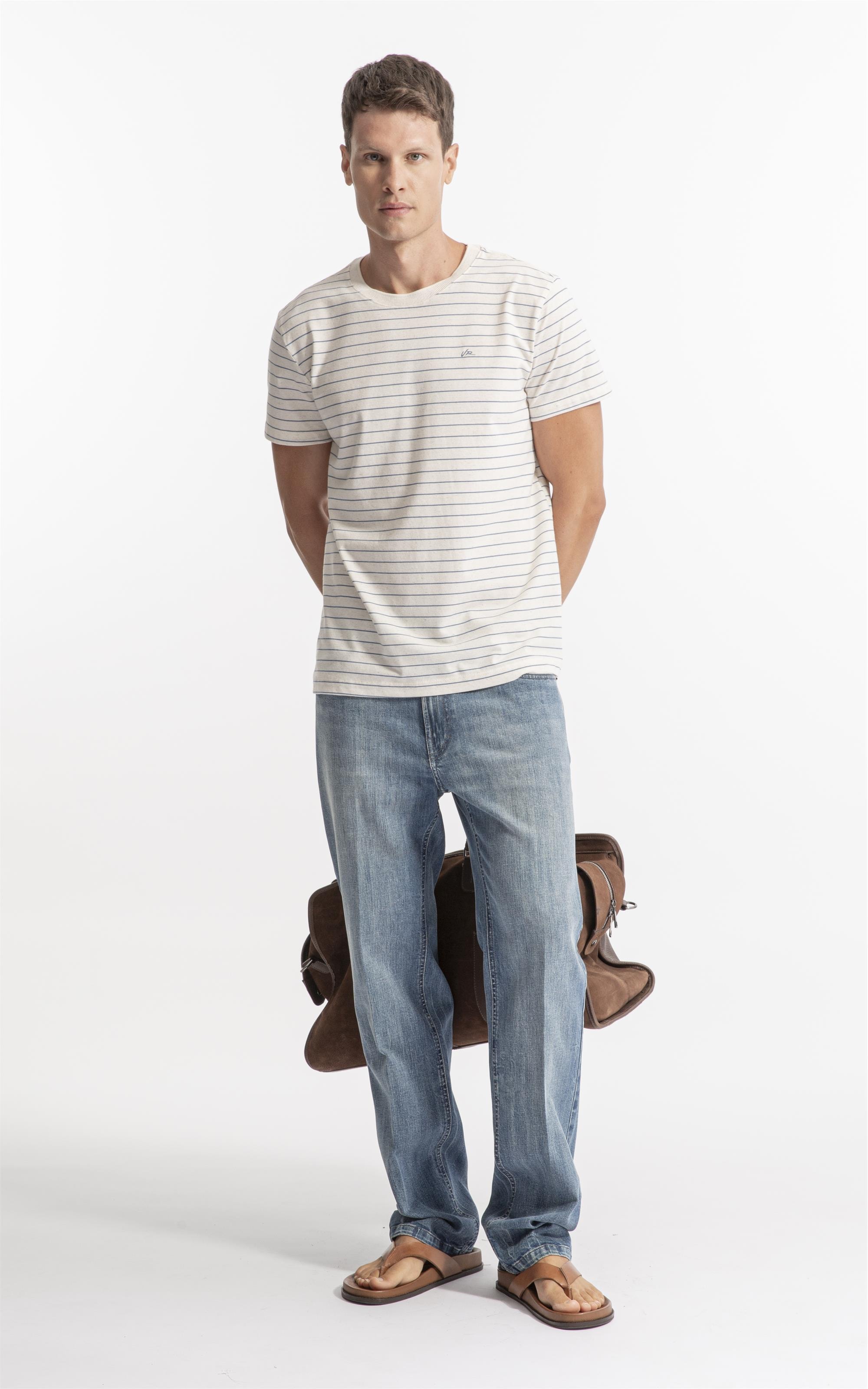 High Comfort Stretch (Slim) 5 Pockets Lav.Claro C/ Tie Dye                    