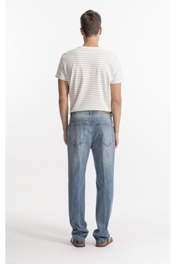High Comfort Stretch (Slim) 5 Pockets Lav.Claro C/ Tie Dye                    