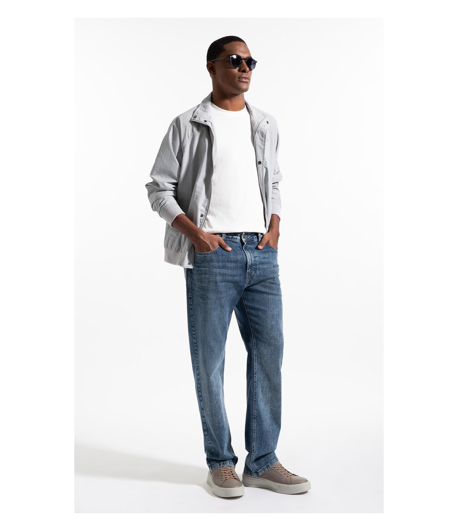 Hight Confort Stretch (Classic) 5 Pocket Lav. Médio Com Resina