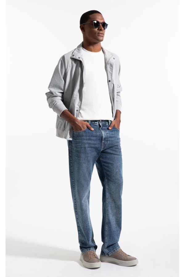 Hight Confort Stretch (Classic) 5 Pocket Lav. Médio Com Resina
