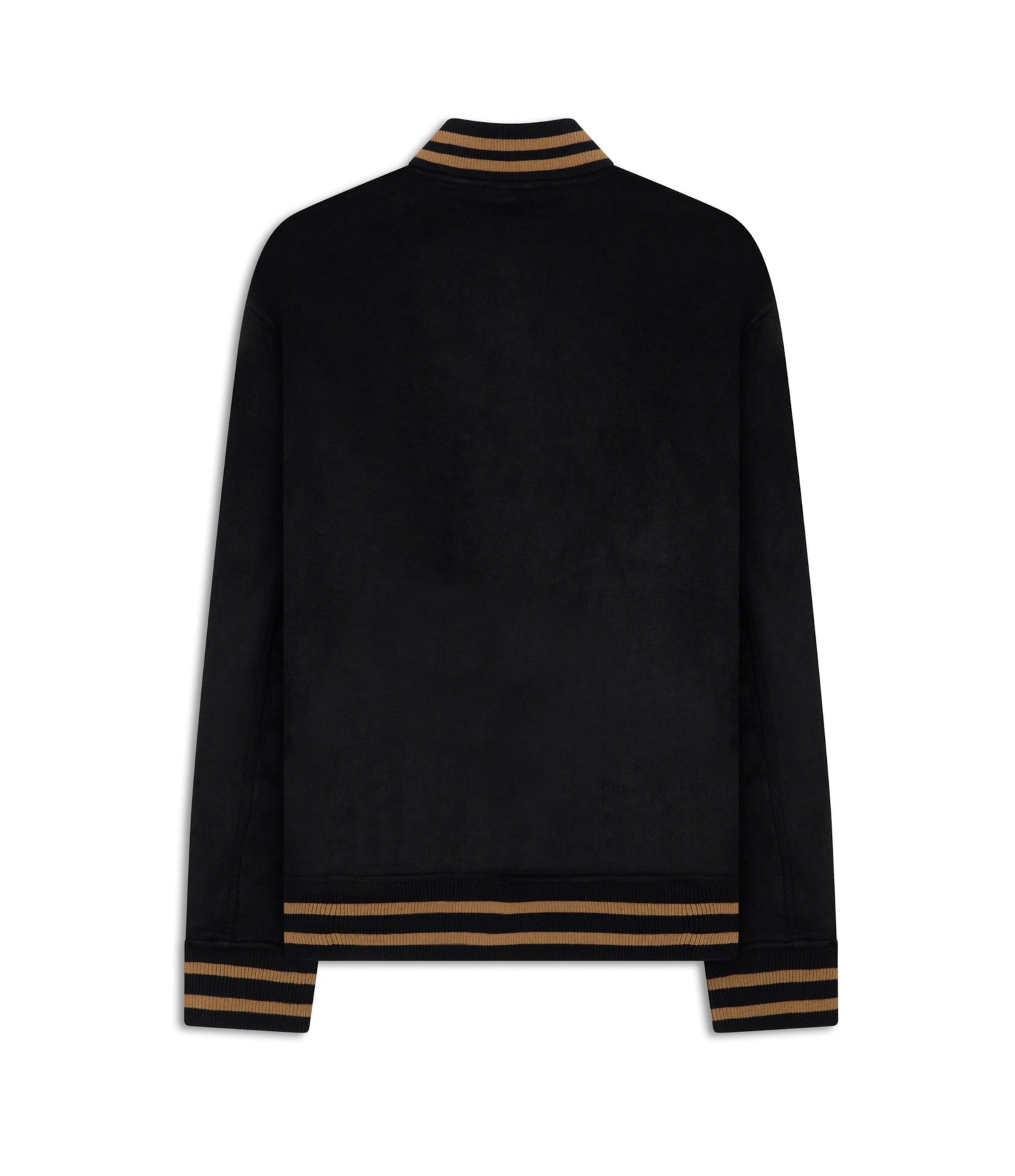 Jaqueta Baseball Suede Preto