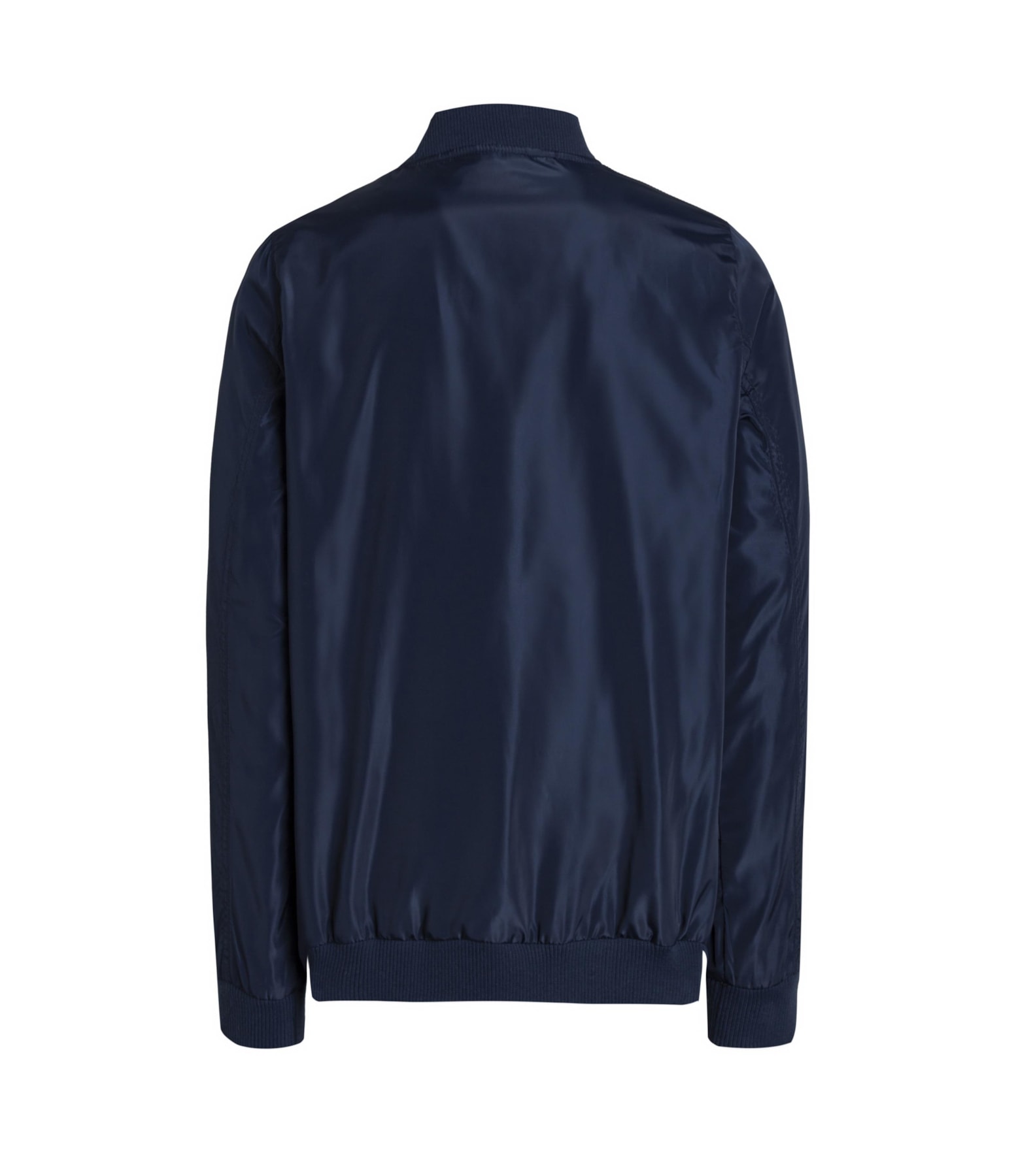 Jaqueta Bomber Basic Azul Médio