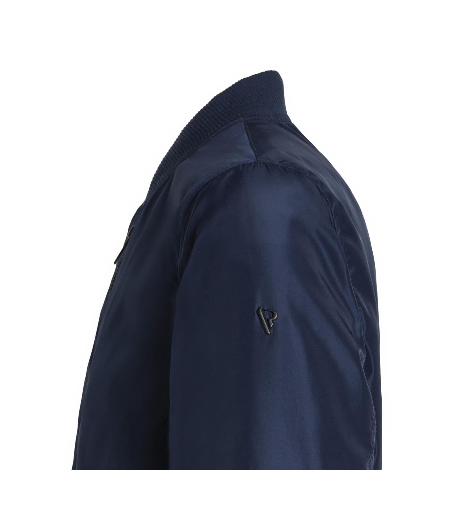 Jaqueta Bomber Basic Azul Médio