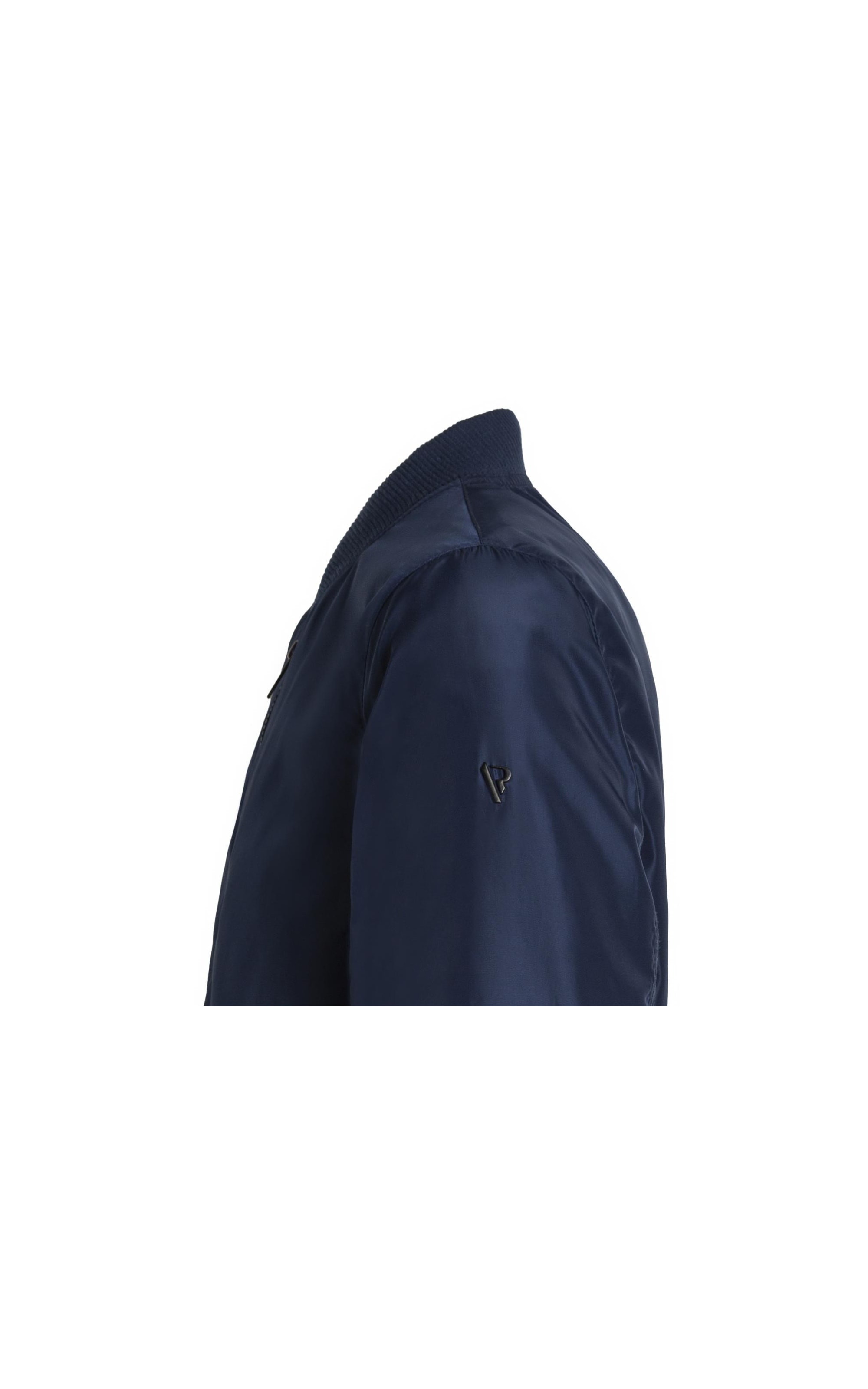 Jaqueta Bomber Basic Azul Médio