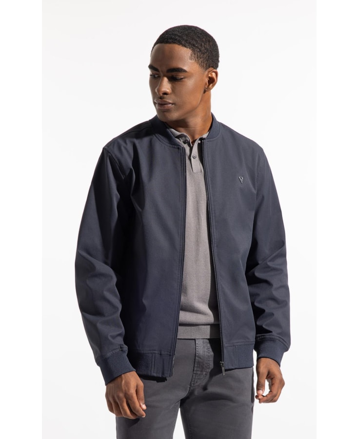 Jaqueta Bomber Tech Pin Point Dark Navy