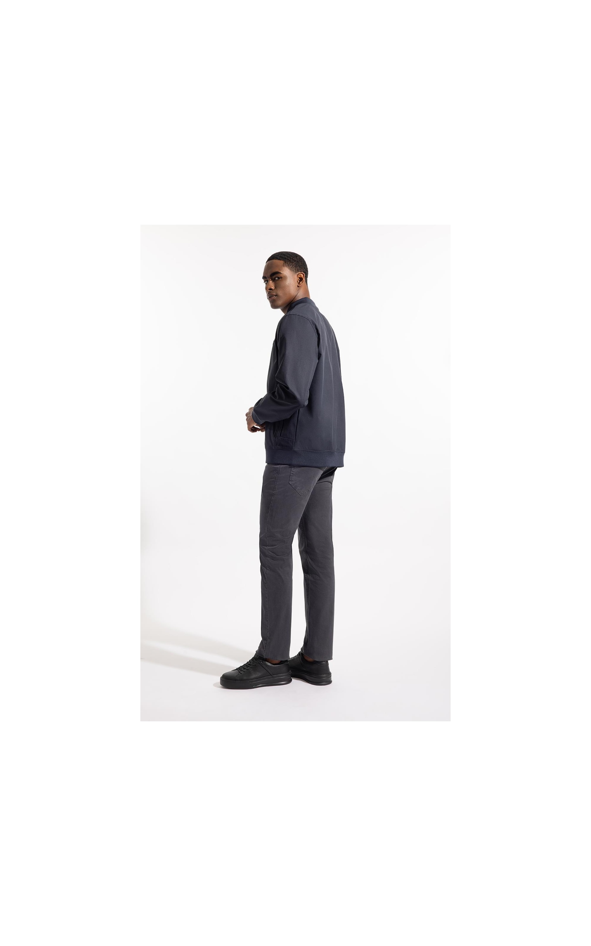Jaqueta Bomber Tech Pin Point Dark Navy