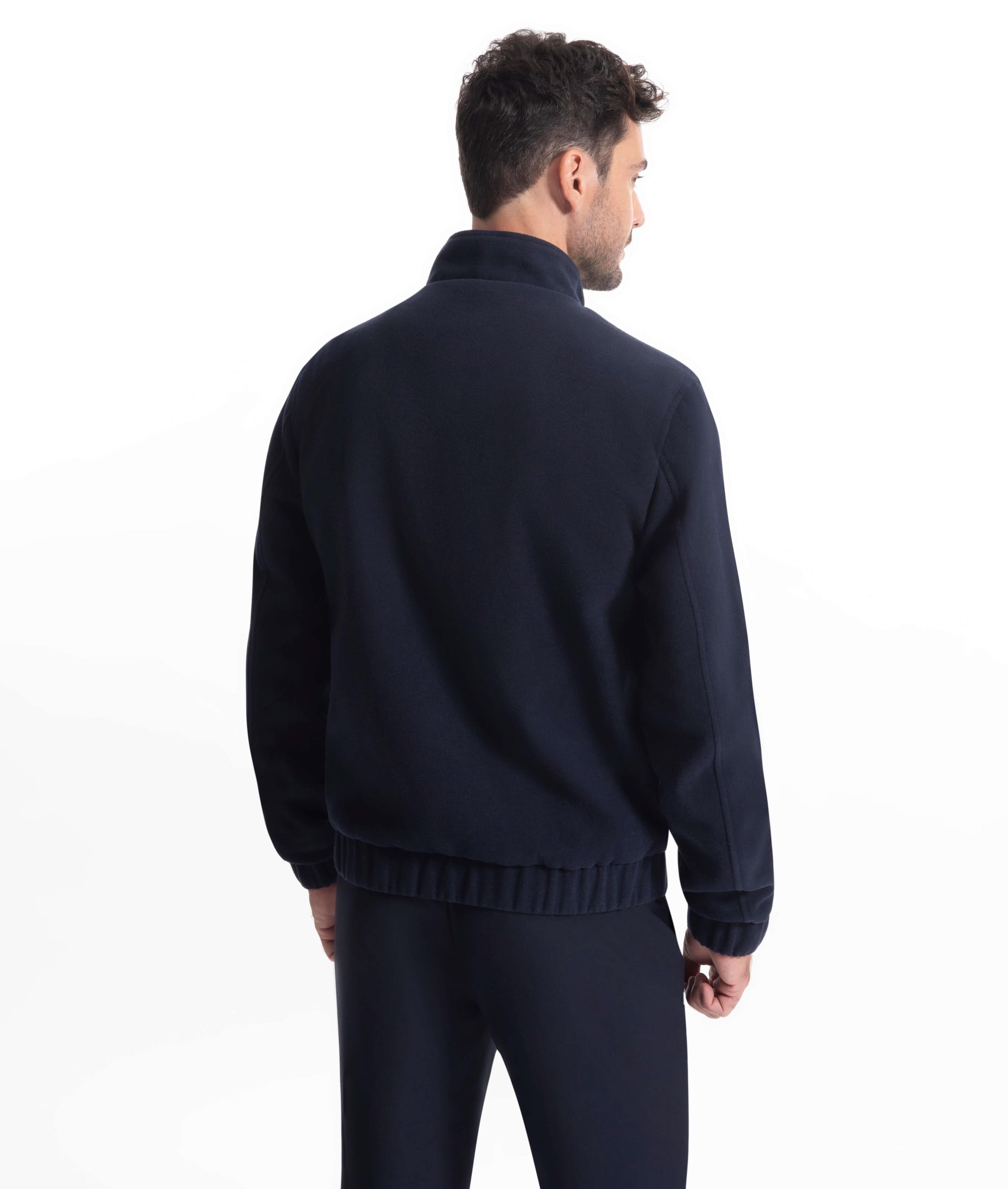 Jaqueta Bomber Wool Dark Navy