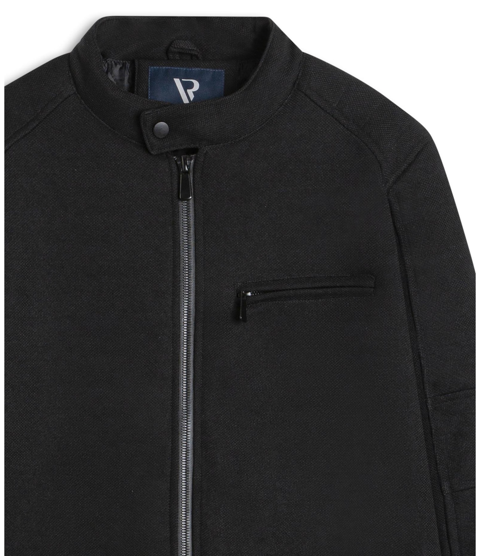 Jaqueta Casual Textura Preto