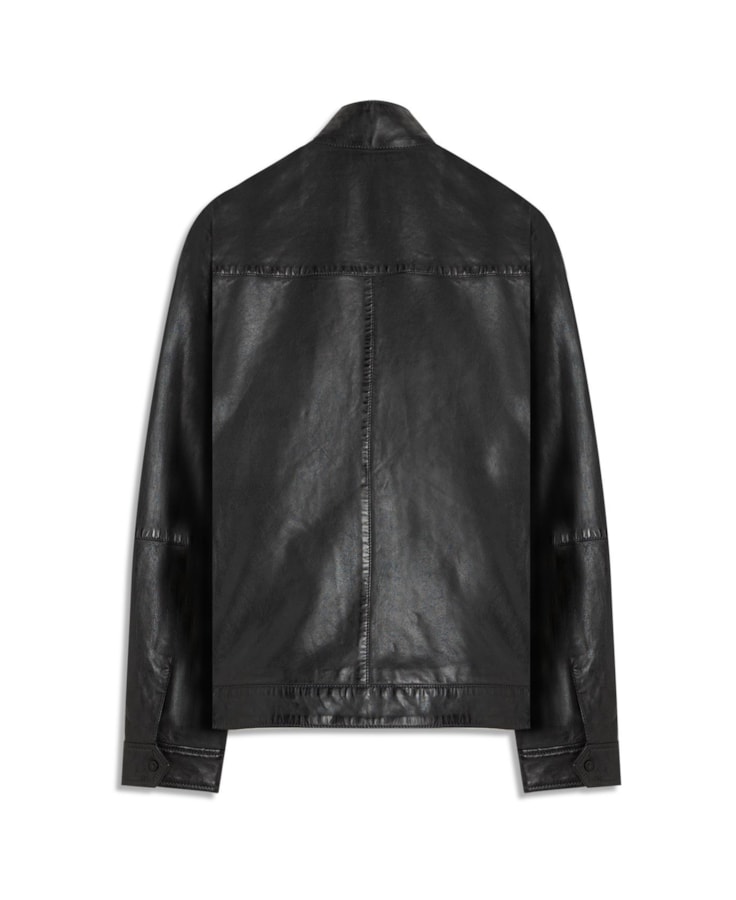 Jaqueta Classic Leather Plumbo