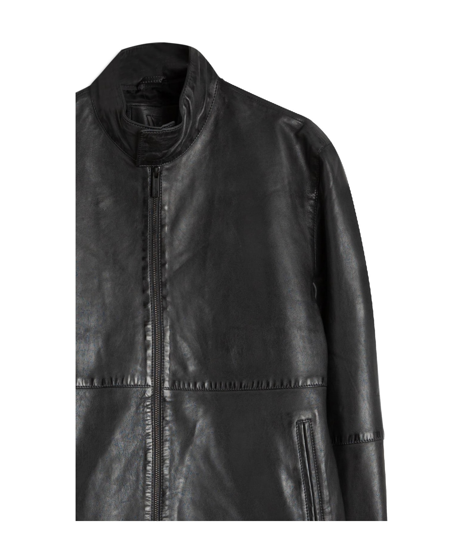 Jaqueta Classic Leather Plumbo