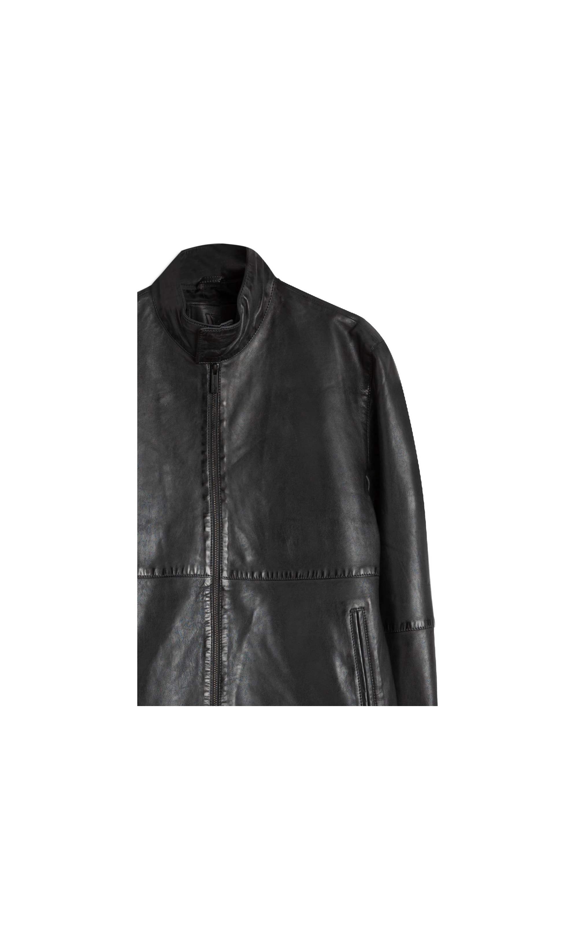Jaqueta Classic Leather Plumbo