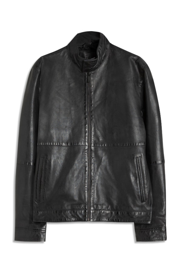 Jaqueta Classic Leather Plumbo