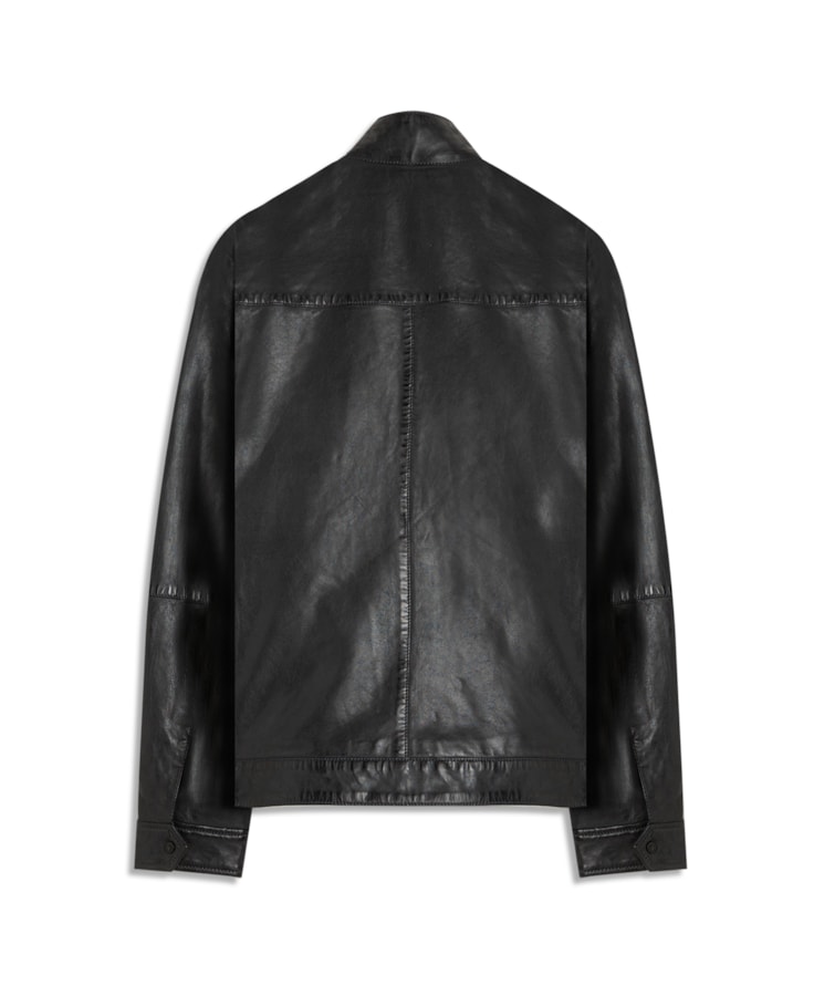 Jaqueta Classic Leather Plumbo