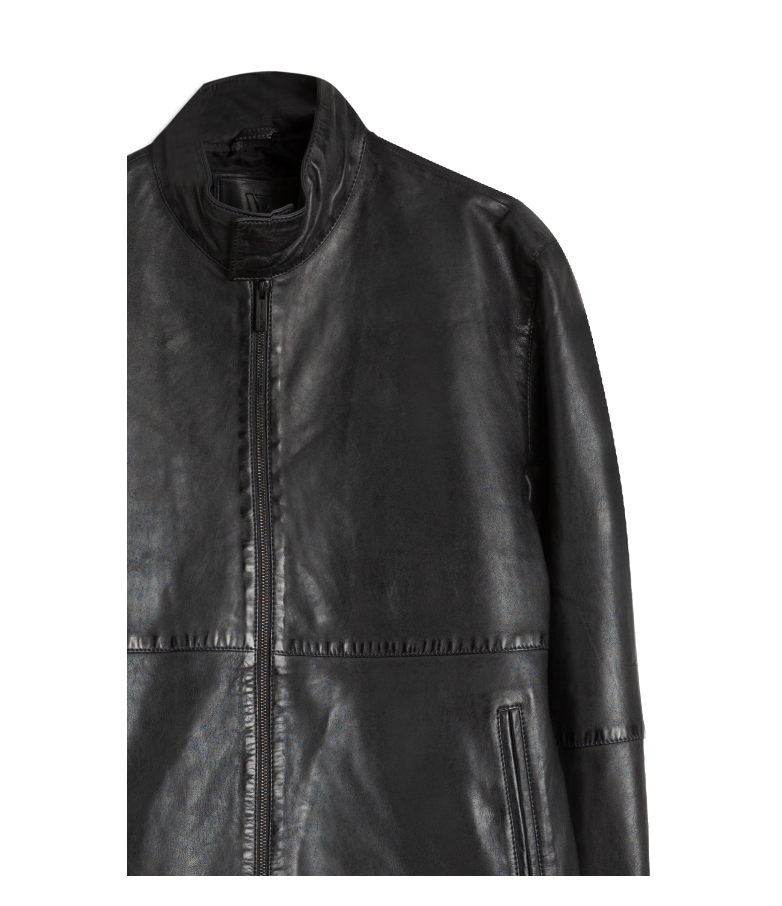 Jaqueta Classic Leather Plumbo