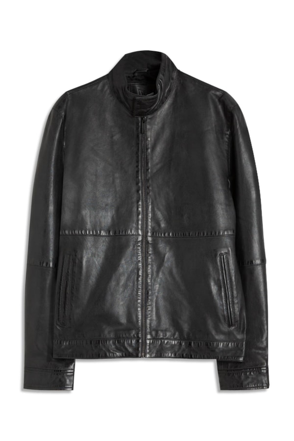 Jaqueta Classic Leather Plumbo