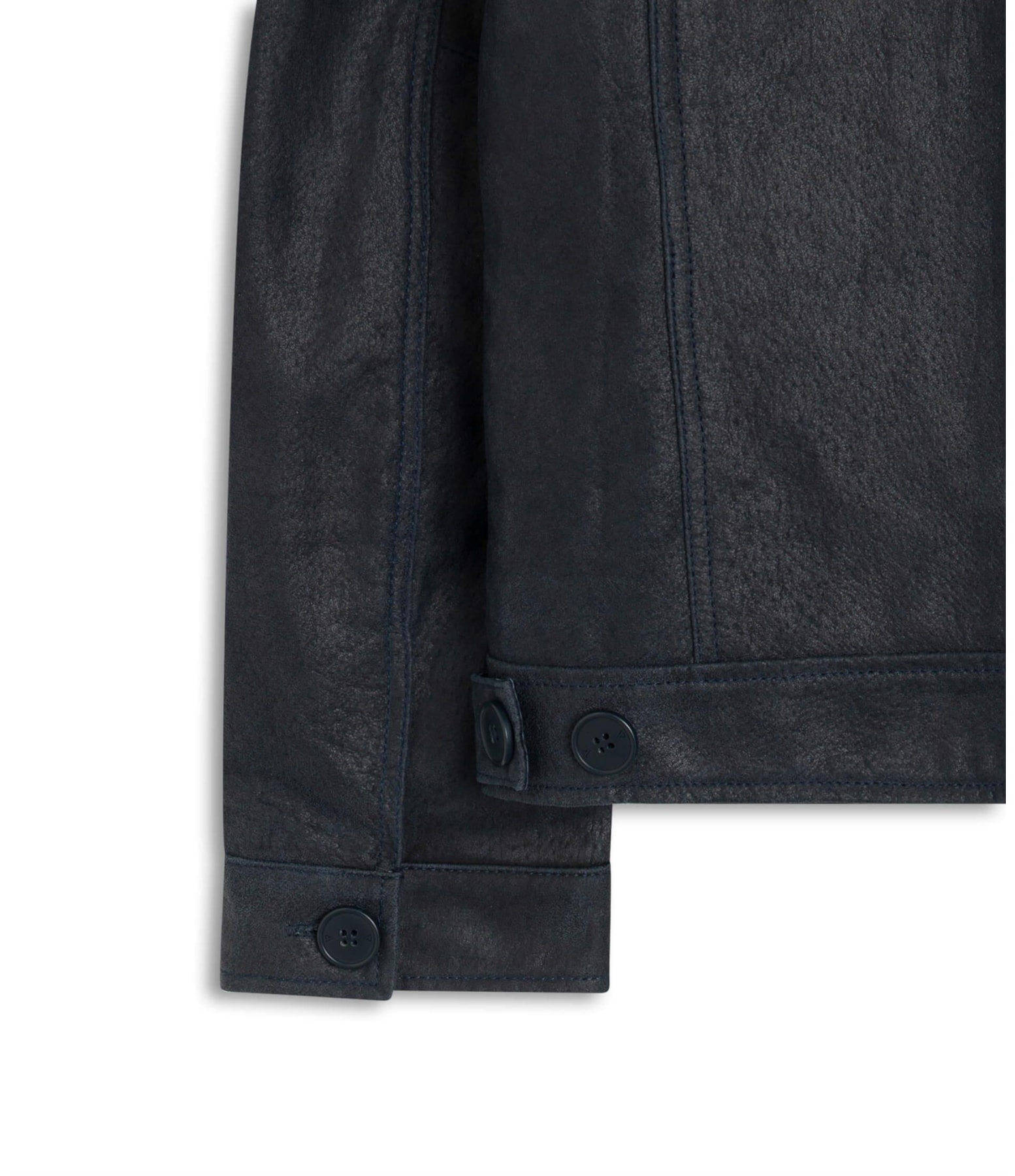 Jaqueta Couro Canaria Dark Navy