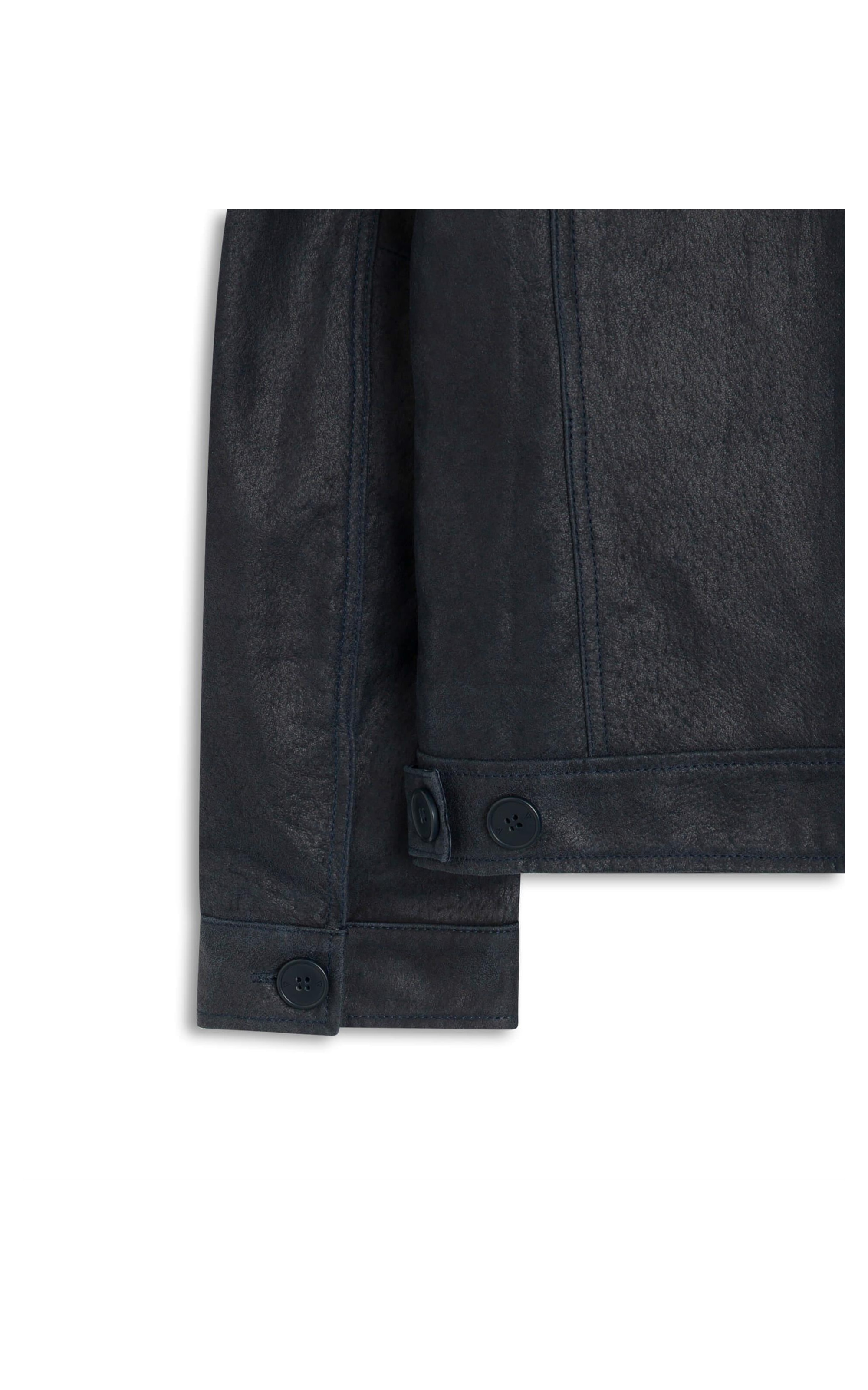 Jaqueta Couro Canaria Dark Navy