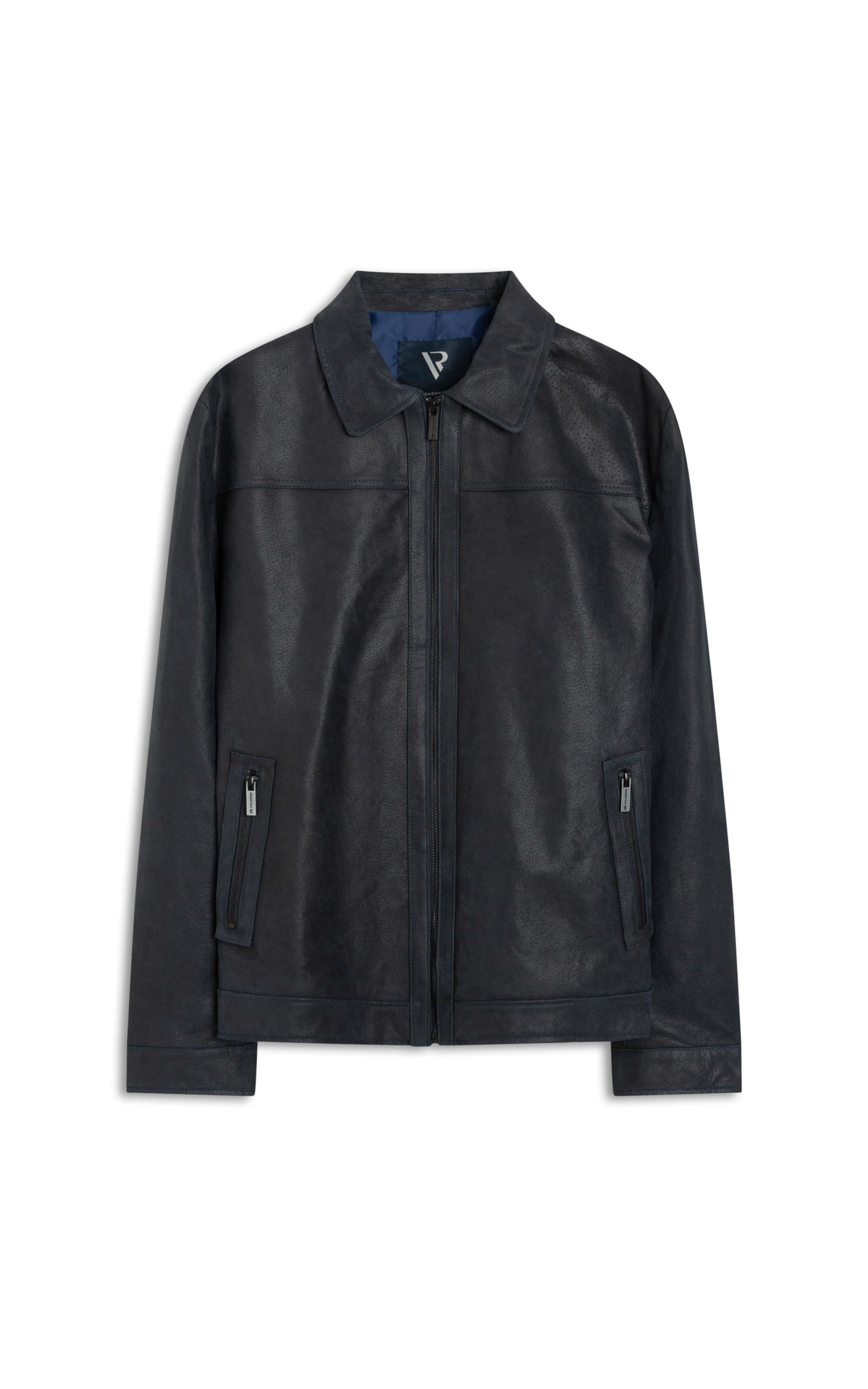 Jaqueta Couro Canaria Dark Navy