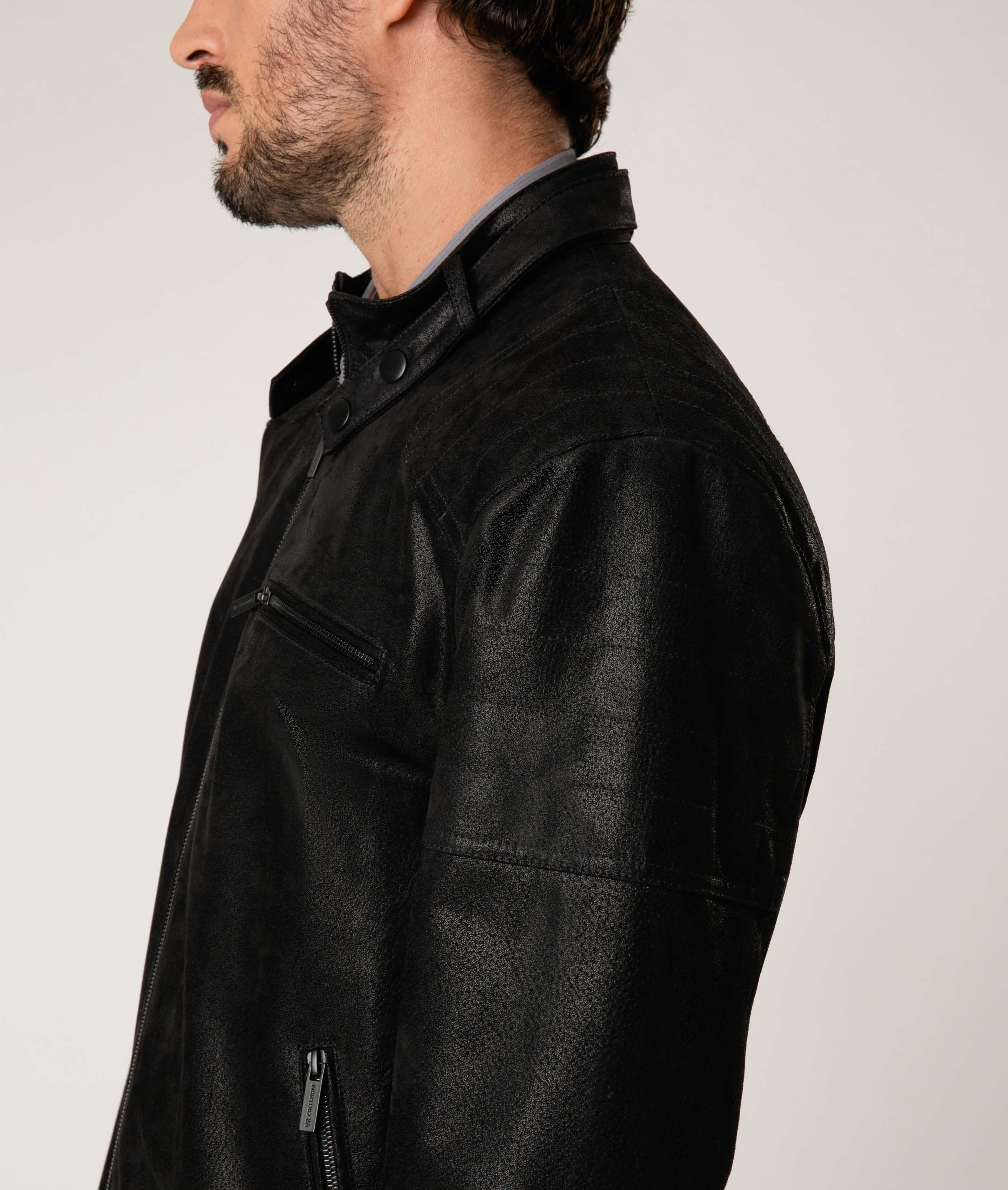 Jaqueta Couro New Rider Preto