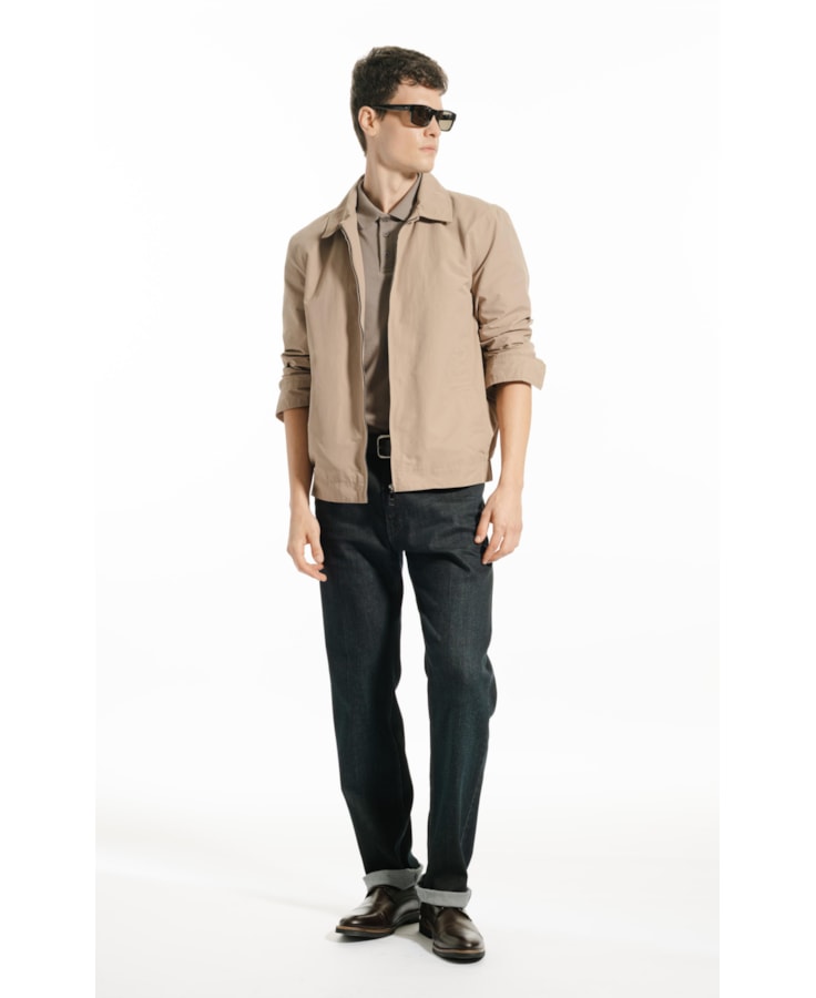 Jaqueta Golf Cotton Nylon Caqui