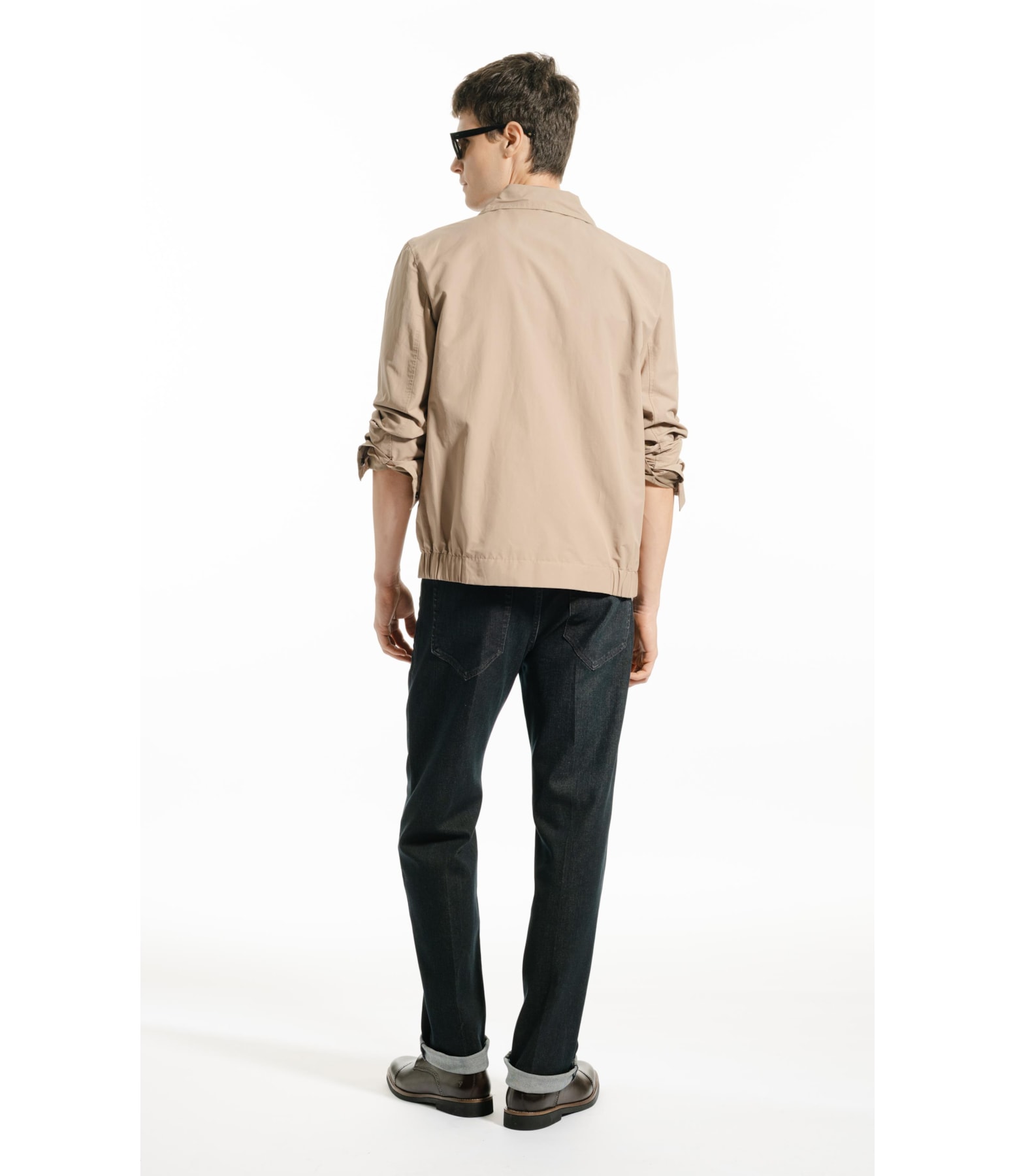 Jaqueta Golf Cotton Nylon Caqui