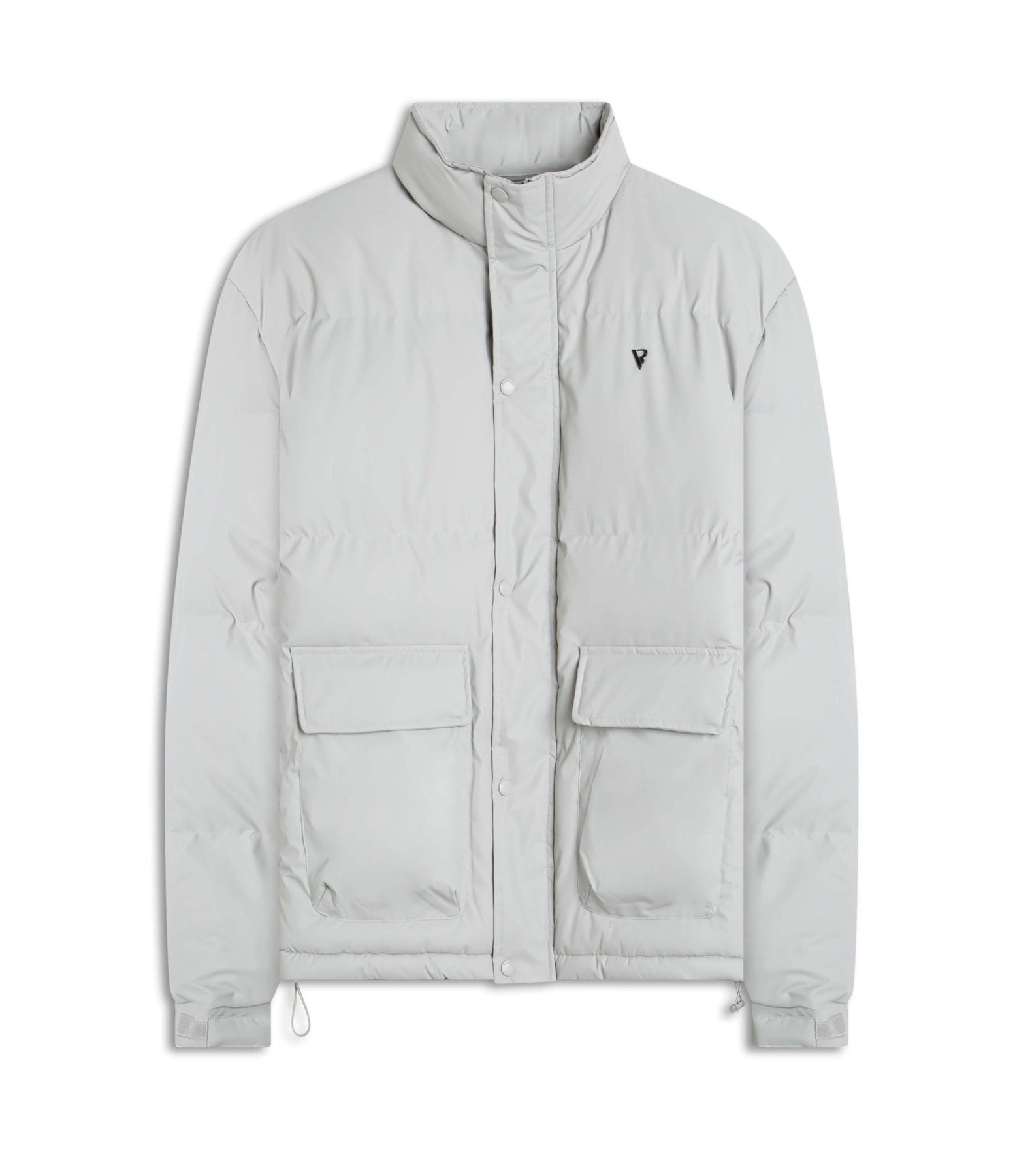 Jaqueta Iceland Puffer Cinza Claro