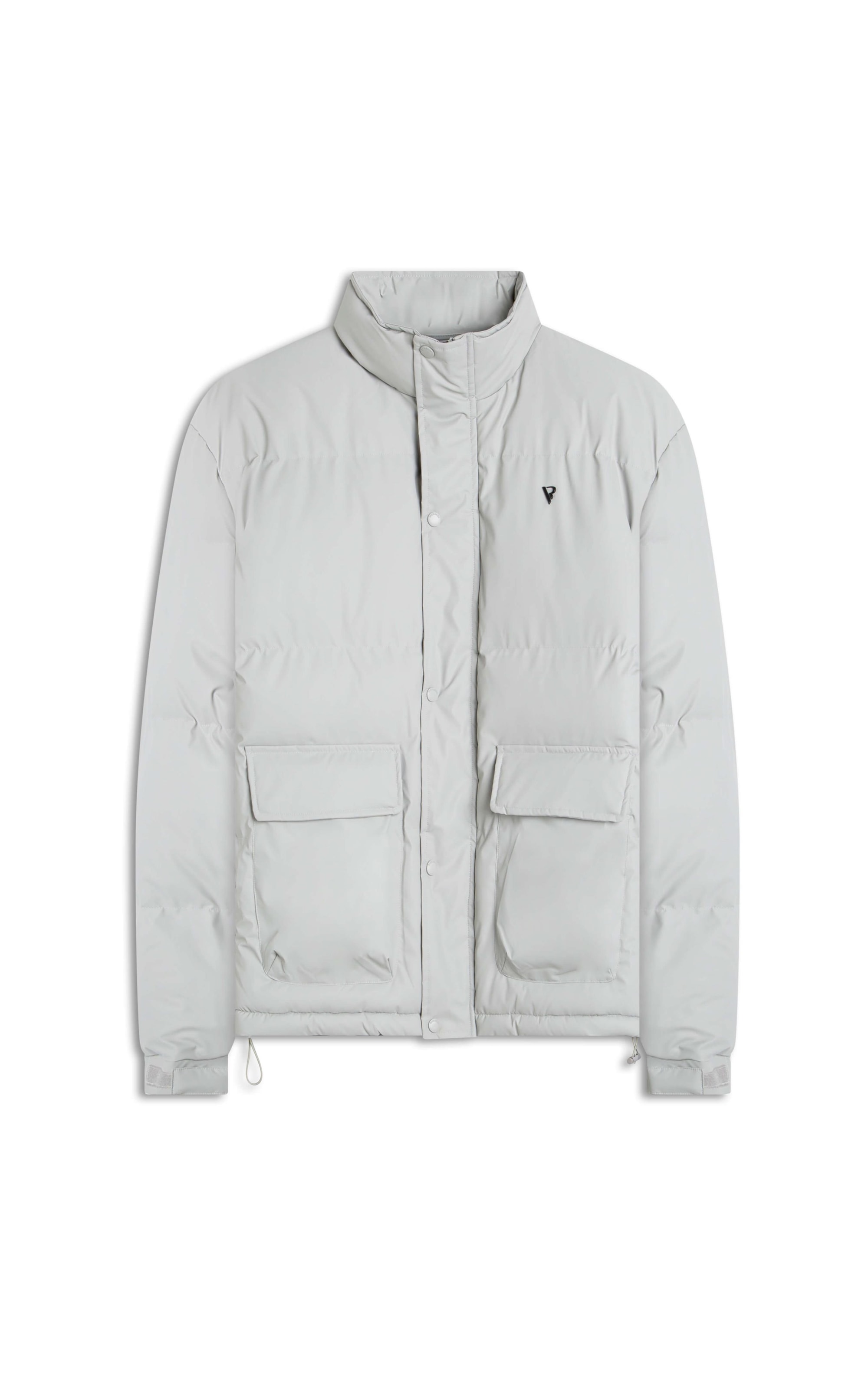 Jaqueta Iceland Puffer Cinza Claro