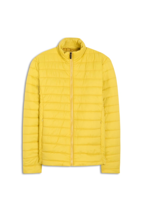 Jaqueta Nylon Light Down Mostarda
