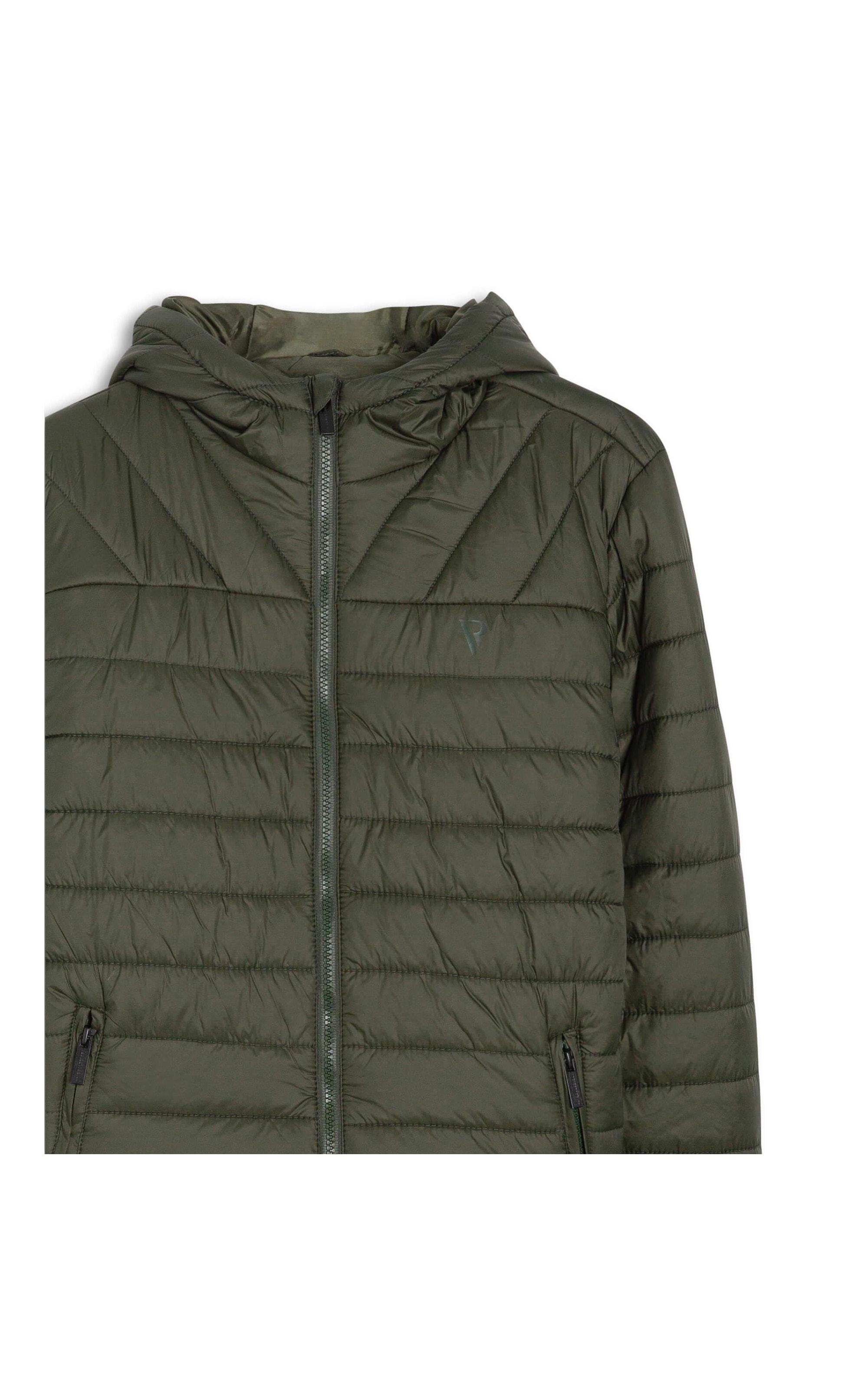 Jaqueta Nylon Light Hood Verde Militar