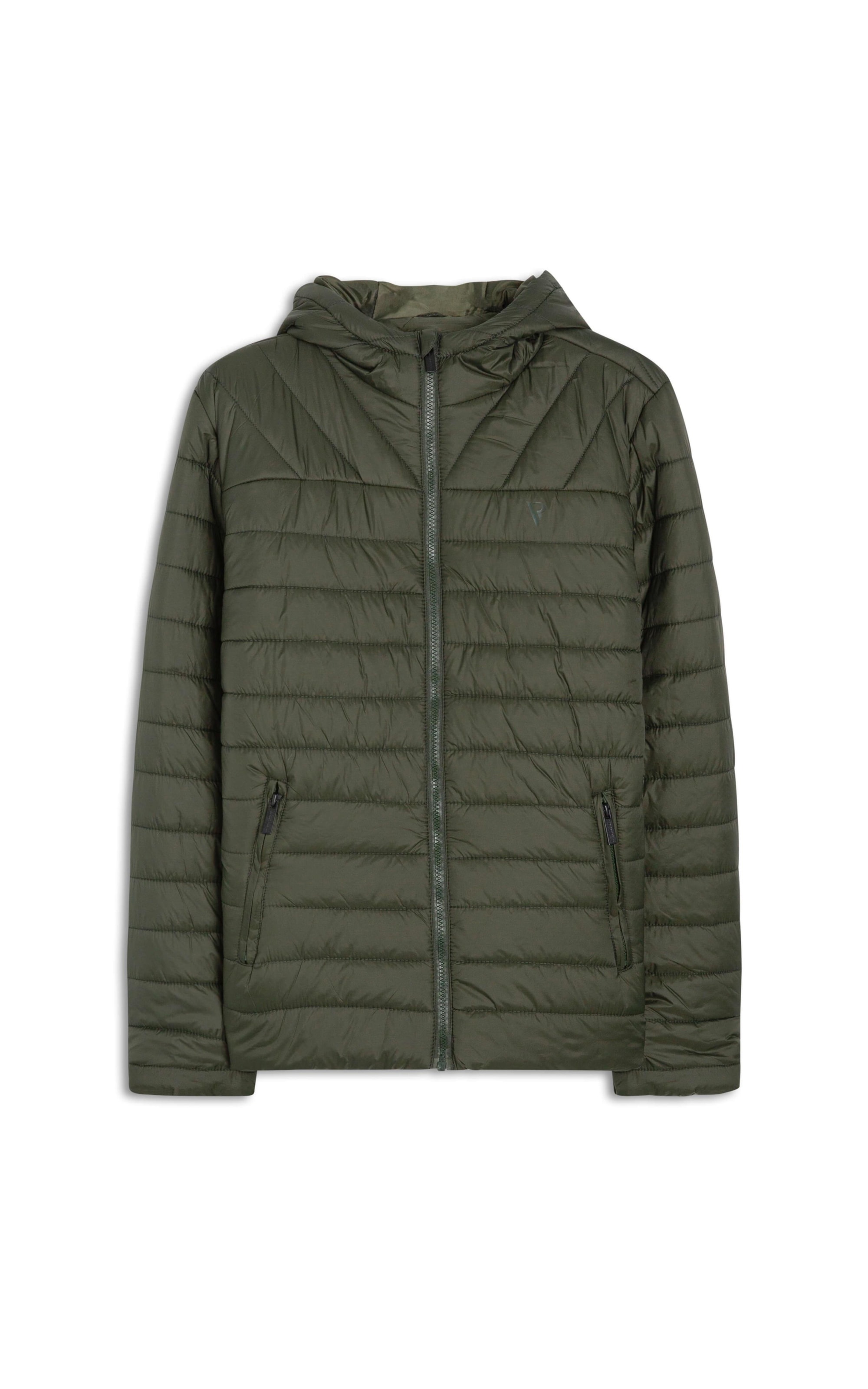 Jaqueta Nylon Light Hood Verde Militar
