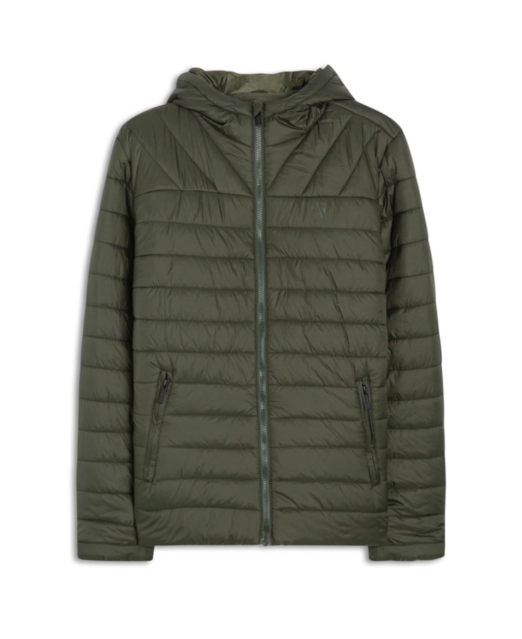 Jaqueta Nylon Light Hood Verde Militar