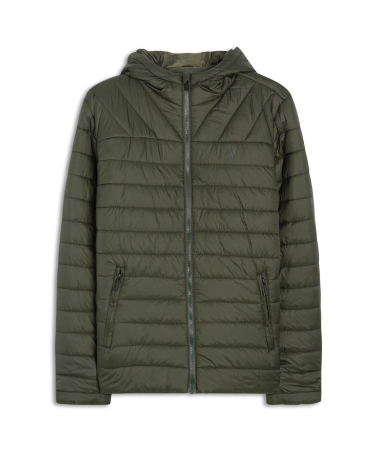 Jaqueta Nylon Light Hood Verde Militar