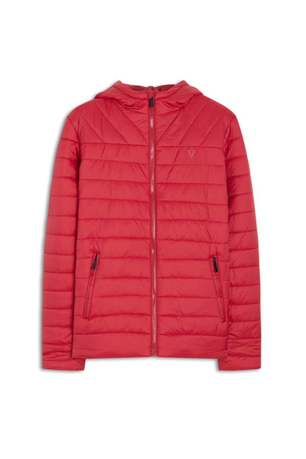Jaqueta Nylon Light Hood  Vermelho