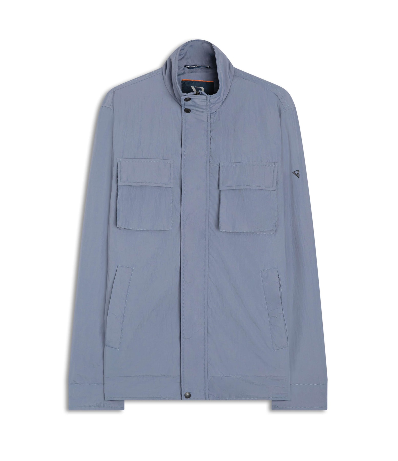 Jaqueta Nylon Pockets Azul Pervante