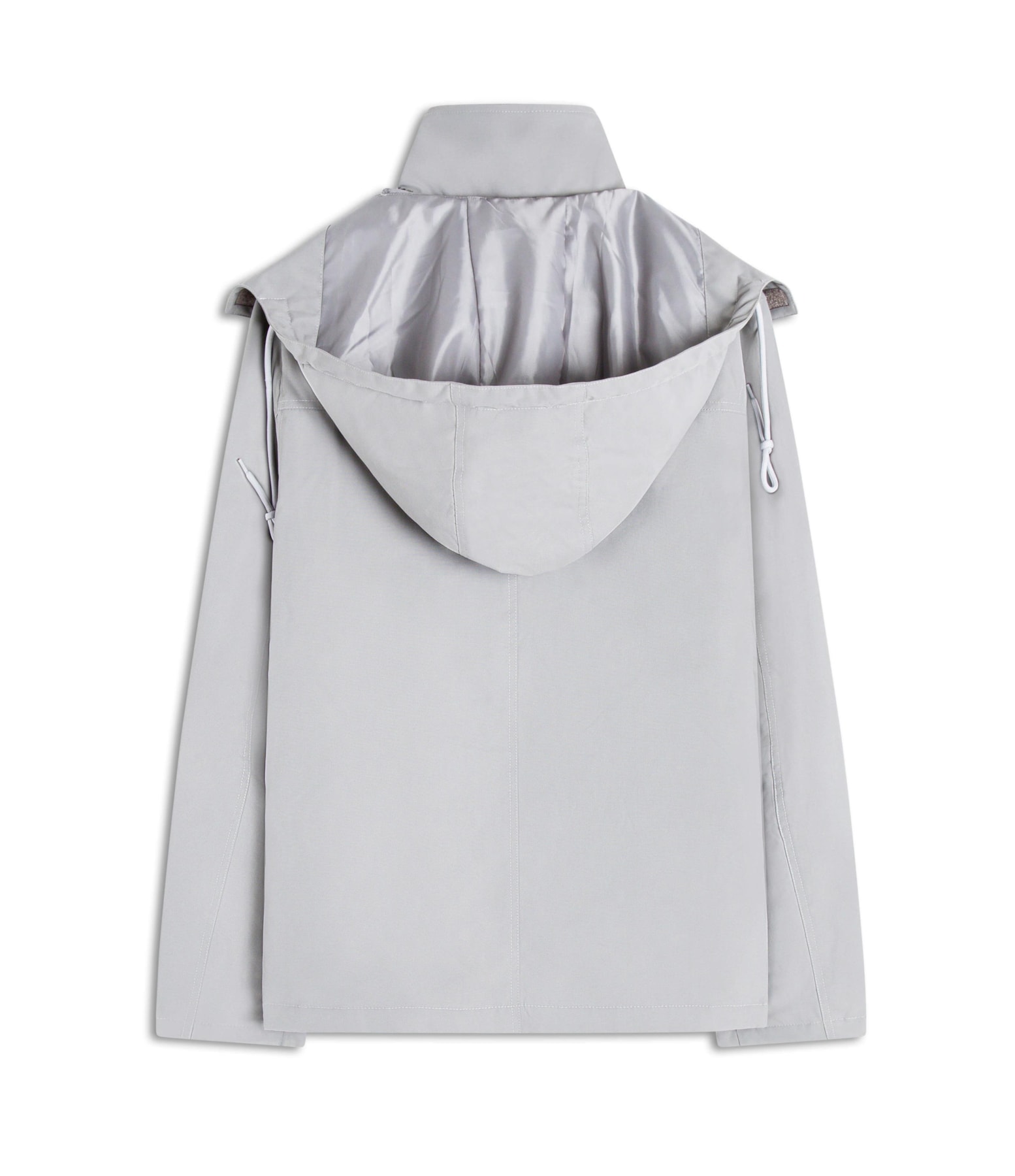 Jaqueta Nylon Ribbon Cinza Claro