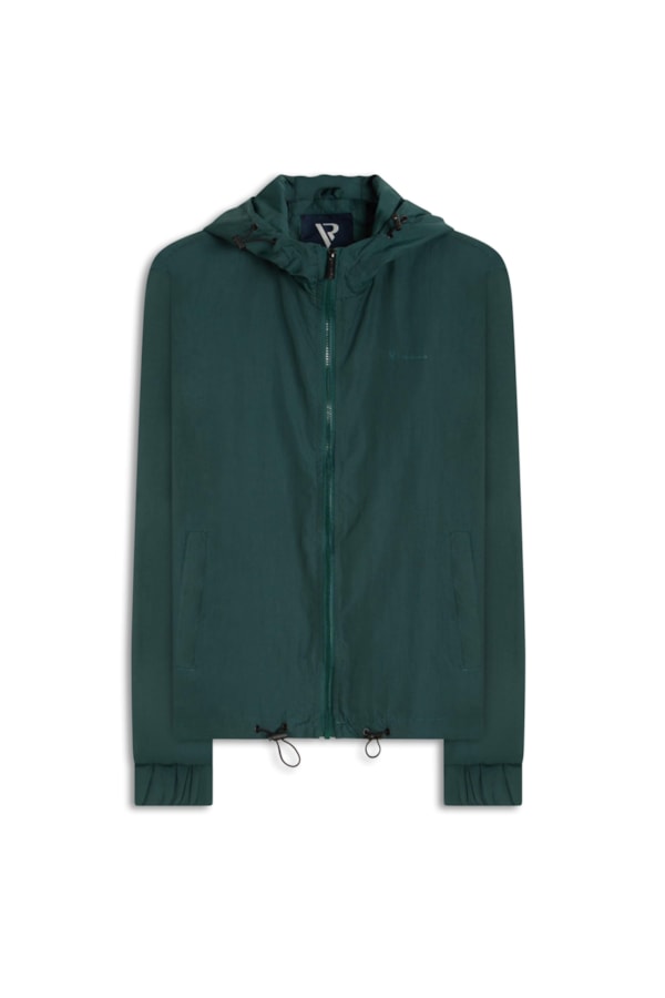 Jaqueta Nylon Windbreaker Verde Jade