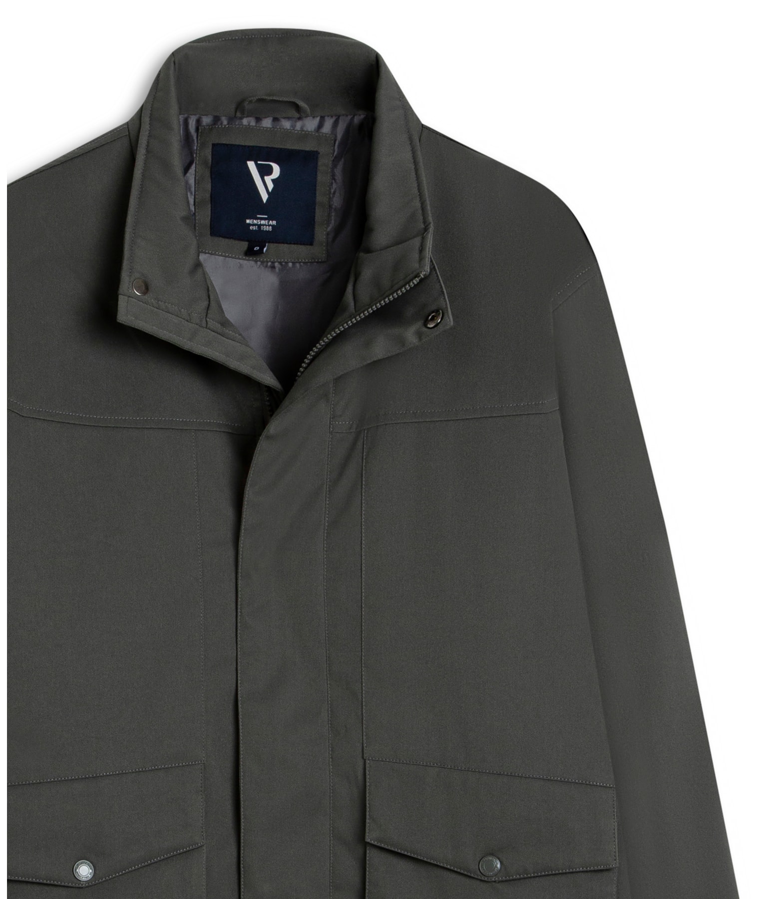 Jaqueta Padded Parka Grafite