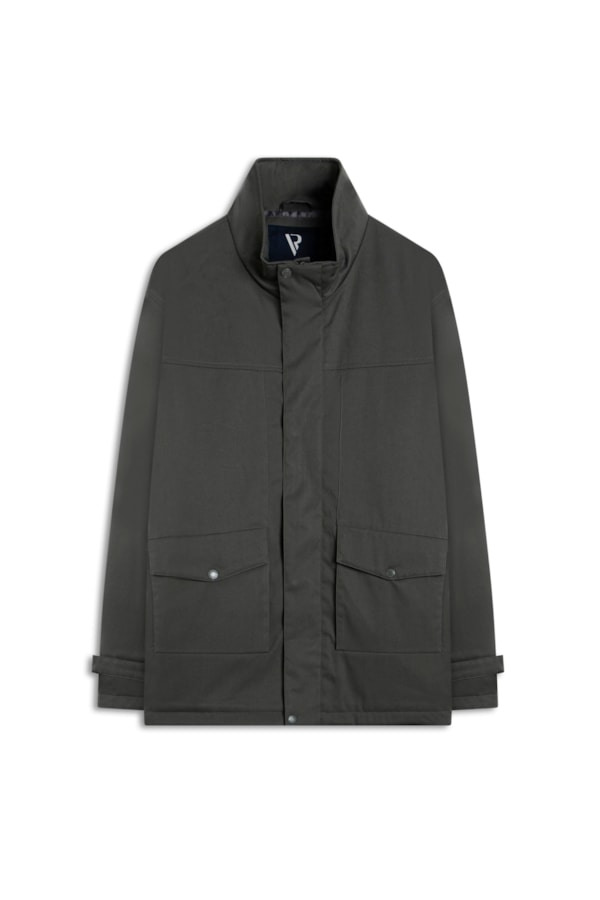 Jaqueta Padded Parka Grafite