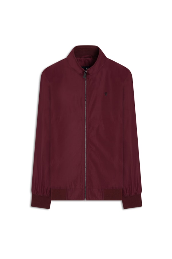 Jaqueta Padding Bomber Bordeaux