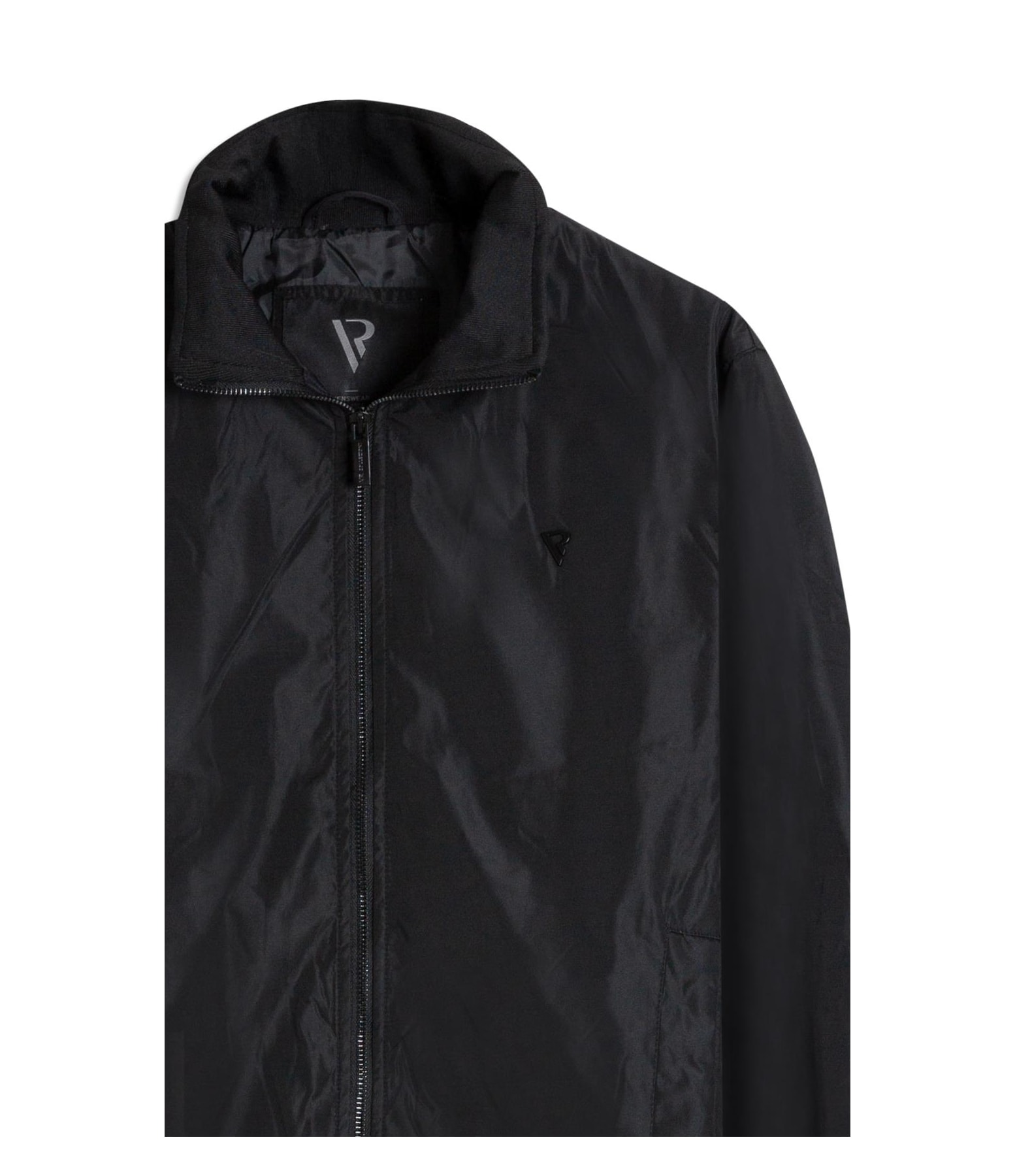 Jaqueta Padding Bomber Rib Pocket New Preto