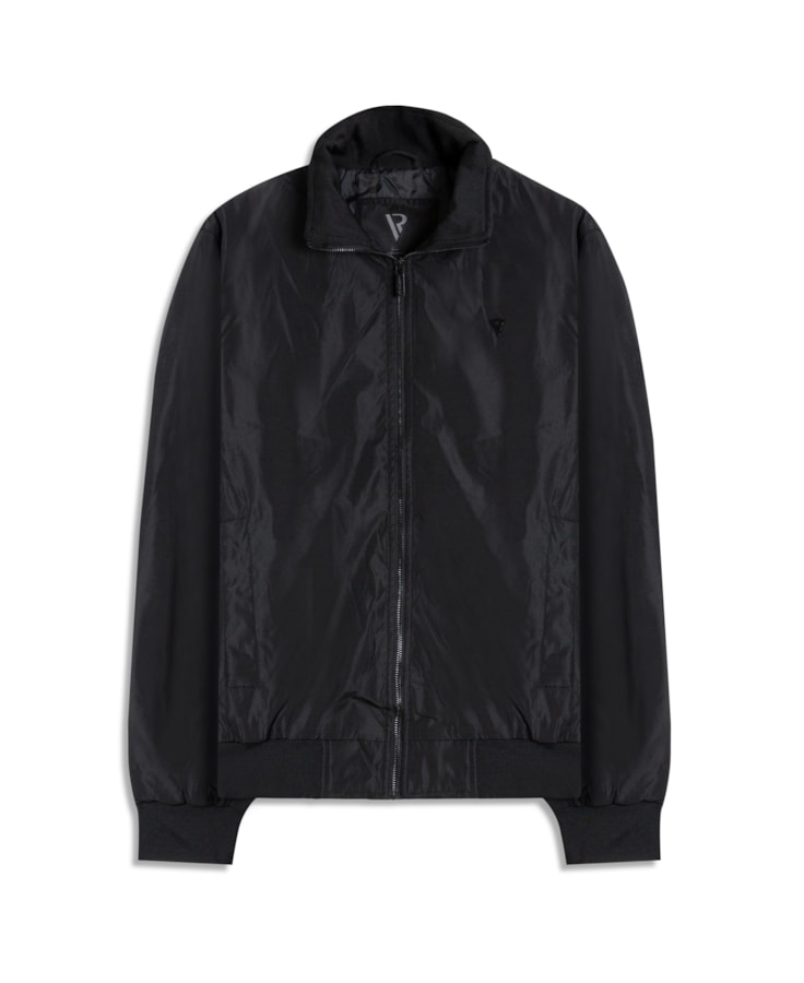 Jaqueta Padding Bomber Rib Pocket New Preto